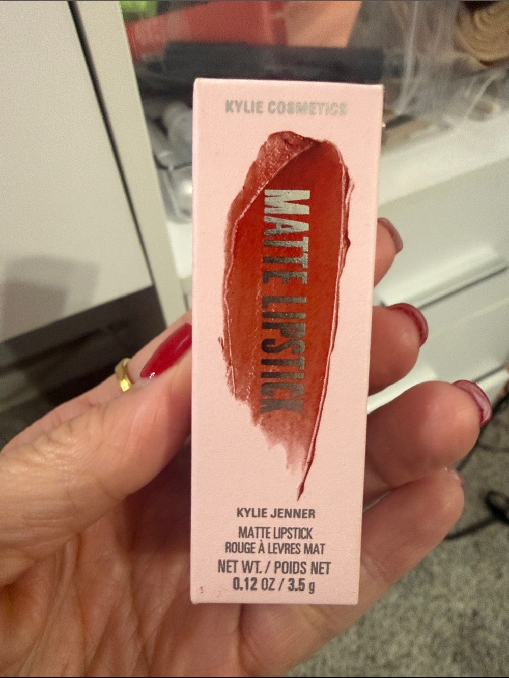 NIB Kylie Cosmetics Matte Lipstick — Brick Red Shade